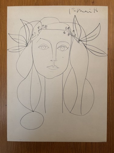 Pablo picasso jeune fille à - pablo,