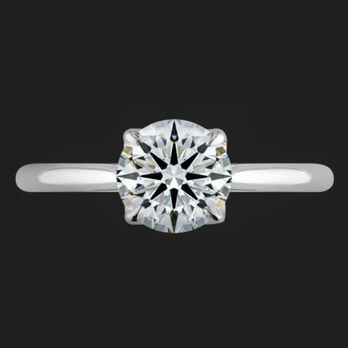 Bague diamant platine