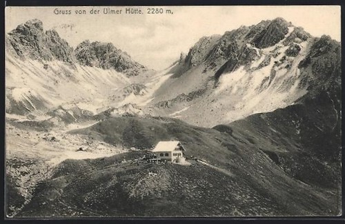 Ulmer hütte cabane de - hütte,,