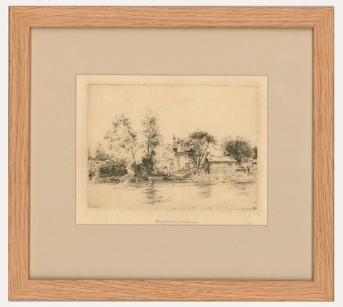 Gravure début xxe encadrée - xxe,