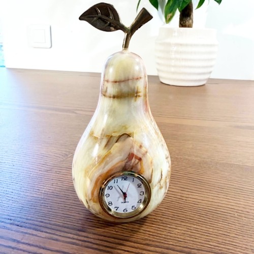 Pendulette poire onyx - en,