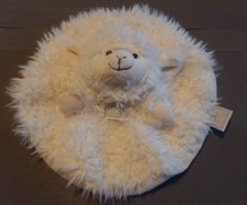 S11P / doudou mouton plat crème rond OH STUDIO DOUDOU ET COMPAGNIE