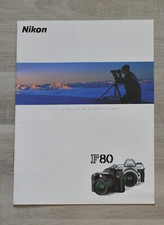Brochure catalogue Nikon F80 - Très bon état