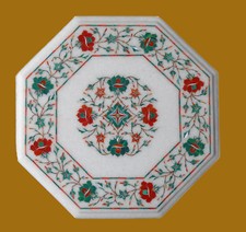 12 " Marbre Table Incrustation