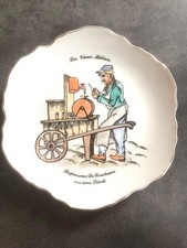 Assiette collection porcelaine - Les vieux métiers - Repasseur de couteaux