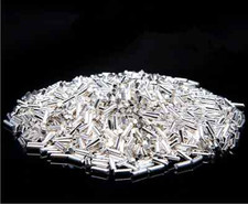 Lingot rond d'argent pur à