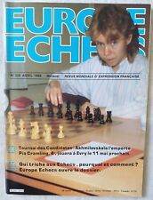 REVUE EUROPE ECHECS - n°328- Olivier RENET- Alexandre ALEKHINE - Avril 1986