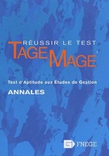 Réussir le test Tage-Mage : Test d'aptitude aux études de gestion|Fnege|Bon état