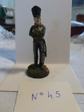N°45 Figurine Médailler Franklin Étain Soldat  Régiment de Waterloo peint main