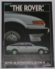Advert Pubblicità 1984 ROVER