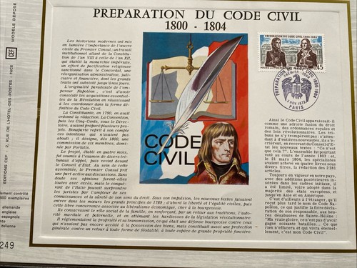 France feuillet cef 254 - france, n°