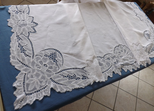 Drap rideau belle dentelle - drap,,