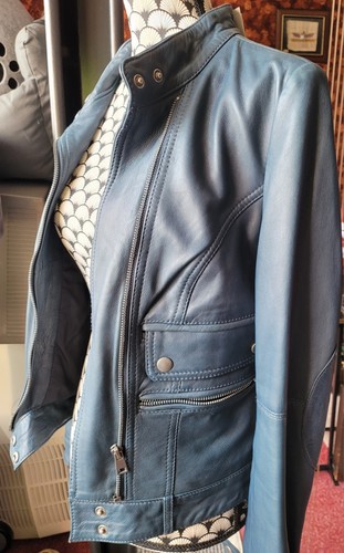 Veste cuir véritable - veste,