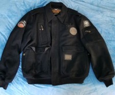 Vintage-inspired Harley davidson wool jacket