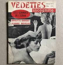 Vedettes incognito — numéro 6 — spécial Brigitte Bardot - Jeanne Moreau — 1966.