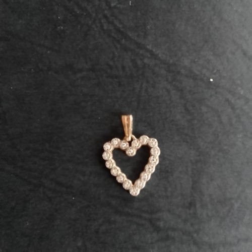 Coeur carats et - coeur, 18