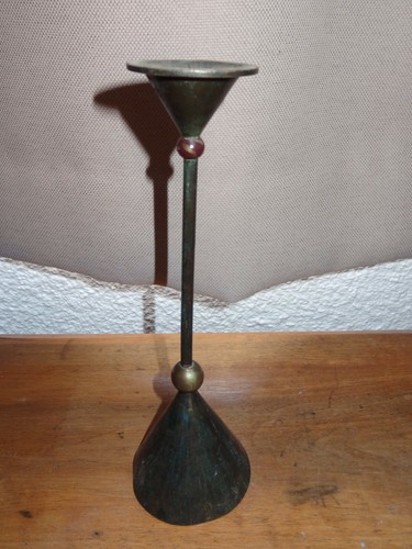 Ancien bougeoir métal - en,