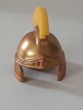 Playmobil casque Romain or avec plume jaune légionnaire galère arène chevalier 