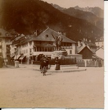 CHAMONIX 1895 - Statues de