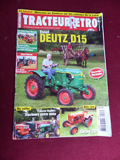 Tracteur Retro n° 35  / essai DEUTZ D 15