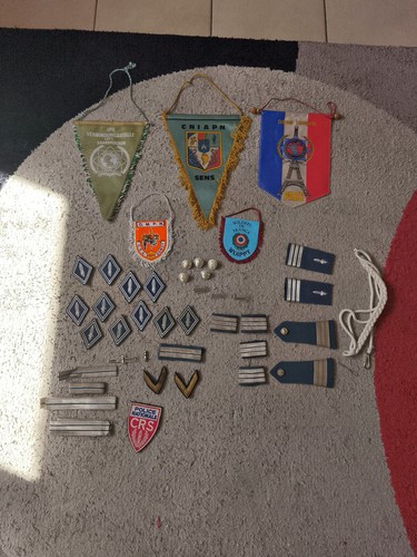 Lot police militaire fanion - lot,