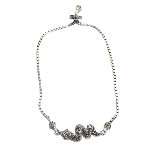 Serpent breloque bracelet - serpent,