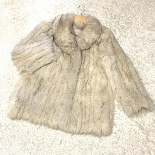 Veste manteau fourrure