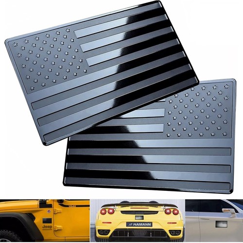 2pcs american flag car - 2pcs, us