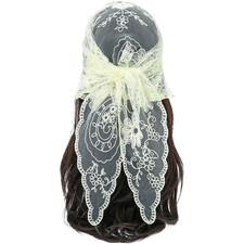 Foulard dentelle dentelle