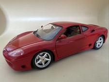 FERRARI 360 MODENA 1999 rouge échell 1/18 BURAGO voiture miniature de collection