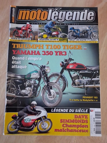 Moto légende 234 2012 triumph - 2012,