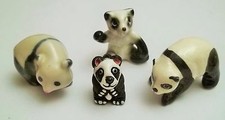 magnifique famille de pandas , miniature de collection  G-tp4-13