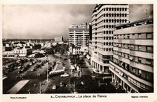 CPA AK MAROC CASABLANCA La Place de France (689195)