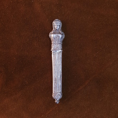 Etui aiguilles argent - etui,