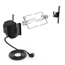 BRK-6114 Barbecue Rôtisserie Set en Acier Inoxydable, Tournebroche Barbecue a...