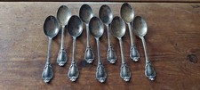 9 Petites Cuillères Argent