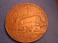 Médaille en bronze électrification SNCF Nord-Est  1955