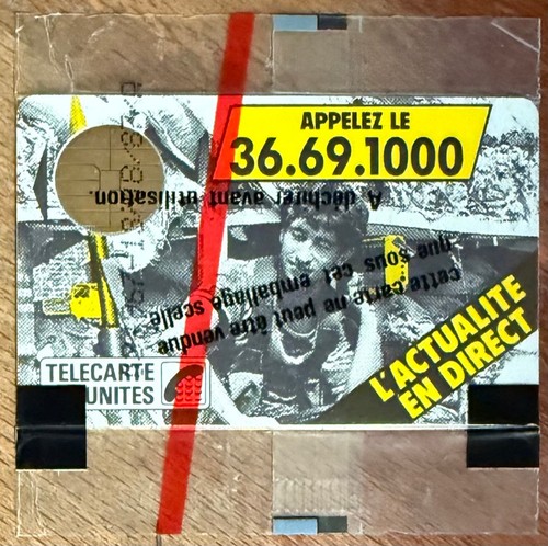 Journal téléphoné telecarte - journal,