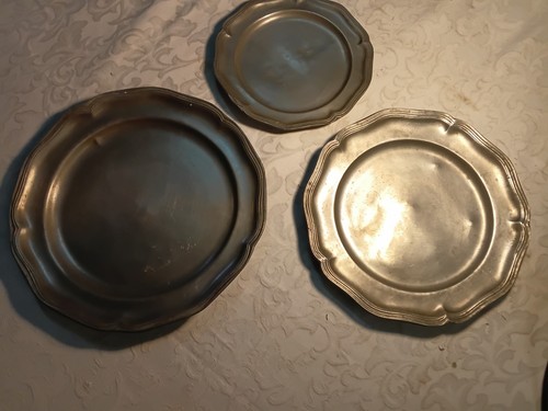 Lot assiettes anciennes en - assiettes,