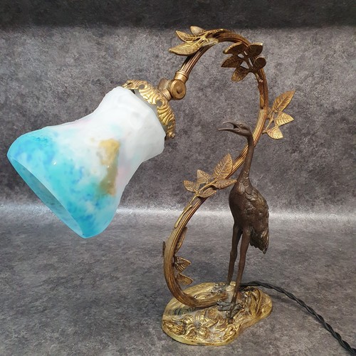 Ancienne lampe bronze - ancienne, en