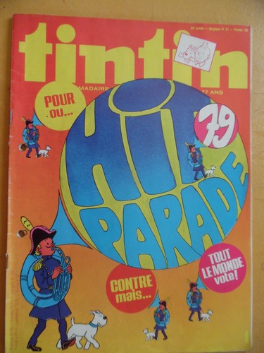 Tintin 193 1979 cover - tintin, -cover