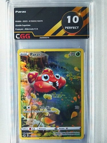 Carte pokemon français paras - pokemon,