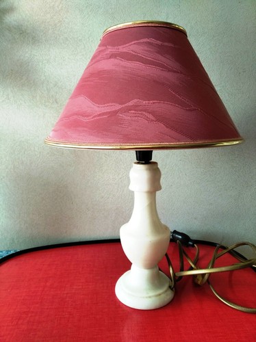Lampe albatre avec - lampe, en
