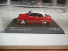 Whitebox Simca Aronde Grande Large 1953 en rouge au 1:43 en boite