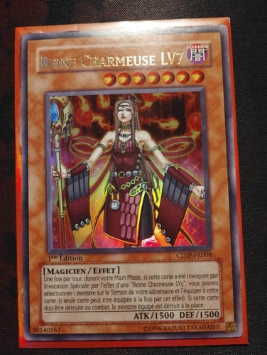 Carte reine charmeuse - yu-gi-oh,