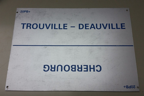 Plaque destination sncf - plaque,