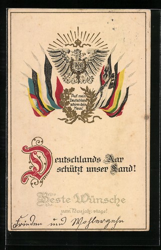 Carte postale aigle impérial