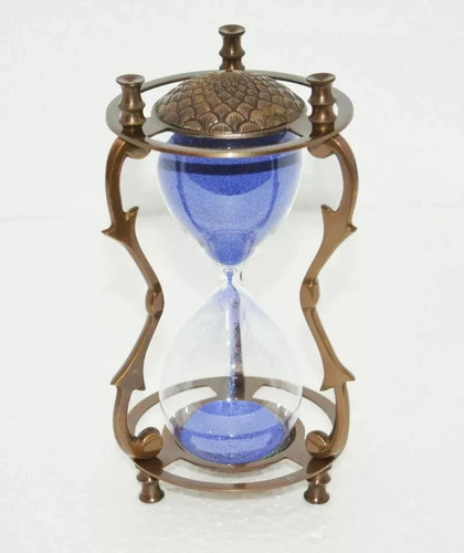 Ancien sablier vintage marine