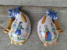 Paire bouquetieres faience - paire,