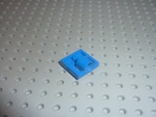 LEGO Bleu Plate 2x2 with Hole